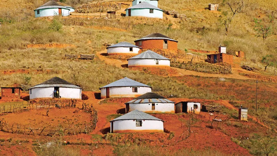 祖鲁传统小屋的乡土建筑技艺